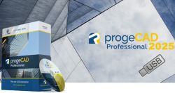 progeCAD Professional 2025 - USB prenosn licencia